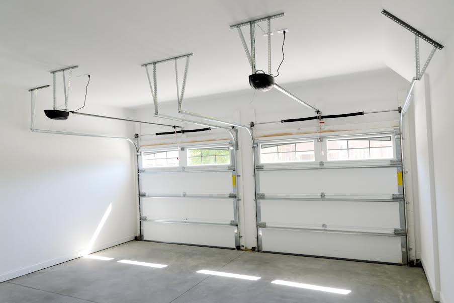 Interior of a garage